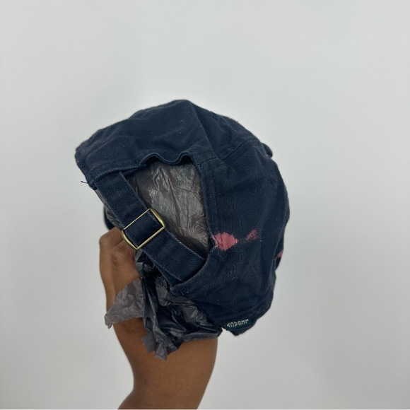 UNCW Seahawks Custom Bleach Splatter Cap Hat OS Upcycled School Gear Sports - Picture 7 of 8